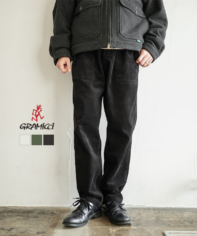 GRAMICCI(グラミチ) CORDUROY LOOSE TAPERED RIDGE PANT コーデュロイルーズテーパードリッジパンツ メンズ ボトムス テーパードパンツ [G6FM-P079]