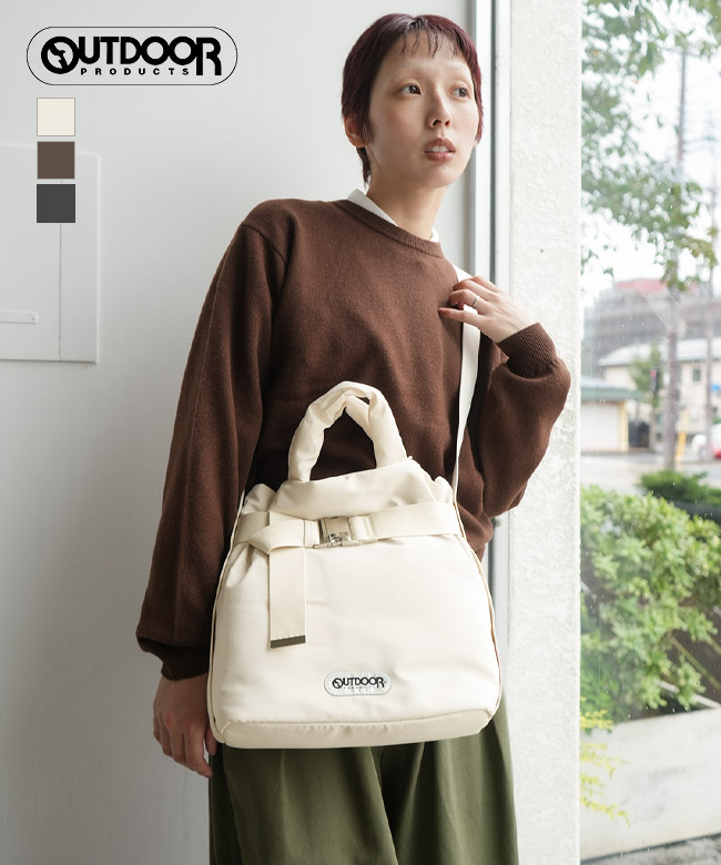 OUTDOOR PRODUCTS(アウトドアプロダクツ) 2Way Belt Tote (S) 2wayベルトトート ショルダーバッグ  [BR-OUT-26AW02]