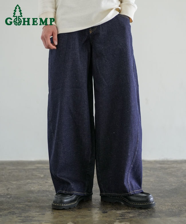 GOHEMP(ゴーヘンプ) BARREL PANTS バレルパンツ メンズ ボトムス ジーンズ デニム  [GHP1205CFO]