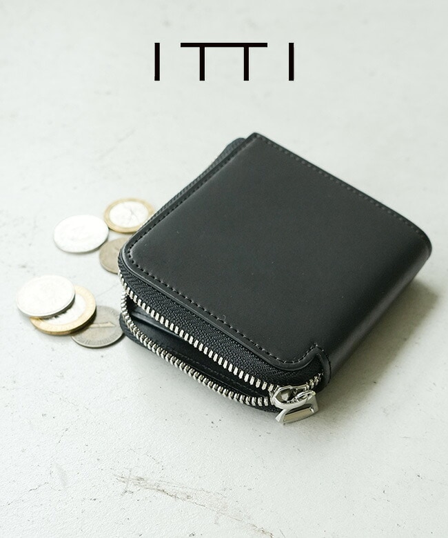 【美品】ITTIコンパクトウォレット ギャランティーカード付属】 ITTI(イッチ) CRISTY VERY COMPACT WLT .5