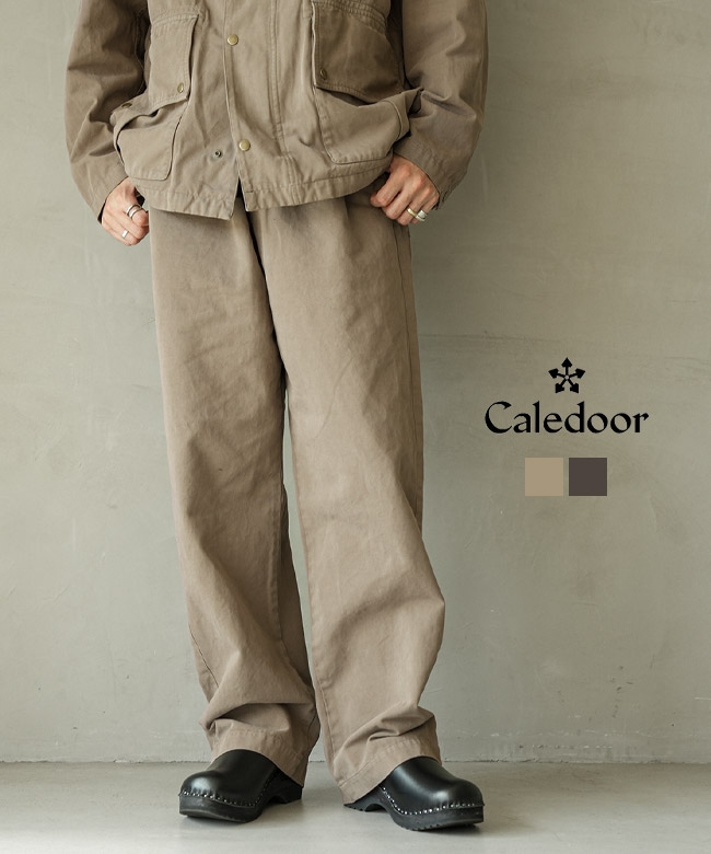 Caledoor(カレドアー) Cotton Chino Extended Waistband Gurkha Pants グルカパンツ ボトムズ メンズ ワイドストレート [6063-1402]