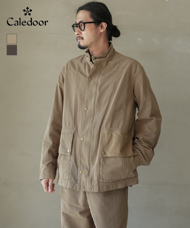 Caledoor(カレドアー) Cotton Chino UK STORM Jacket コットンチノUKストームジャケット ブルゾン アウター メンズ [6063-2502]