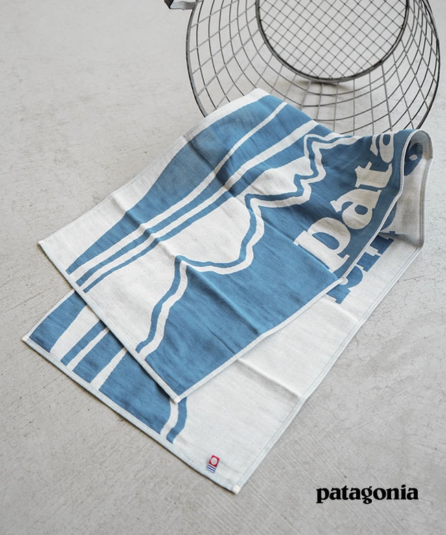 【国内正規販売店】Patagonia(パタゴニア) Imabari Sport Towel - flat weave 73 logo 今治スポーツ・ガーゼ・タオル・73ロゴ 【メール便対応可】 [TW021]