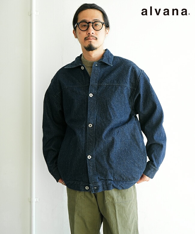 alvana(アルヴァナ)バラットデニムジャケット BHARAT DENIM JACKET[ALV-90100]