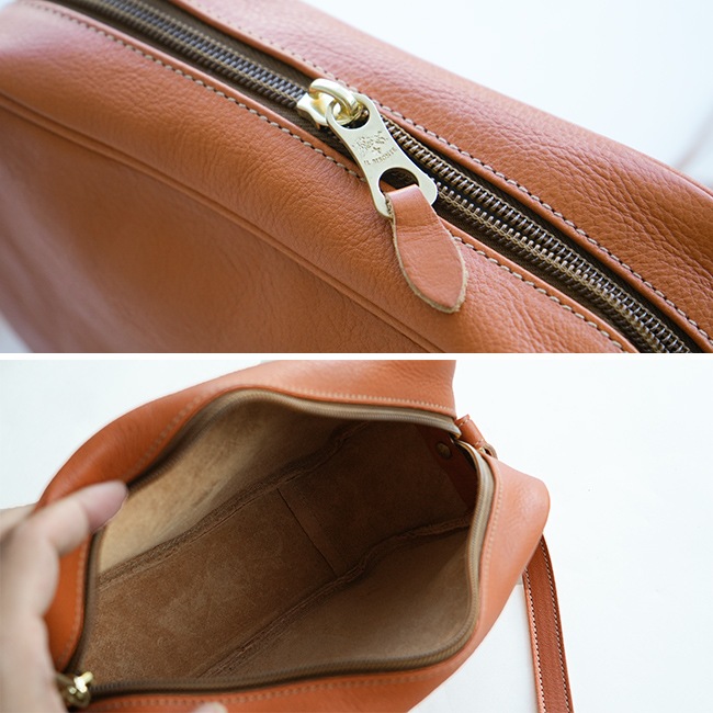 イルビゾンテ　ショルダーバッグ　牛革　タッセル ◇【国内正規販売店】[54162-3-05311]IL BISONTE(イルビゾンテ