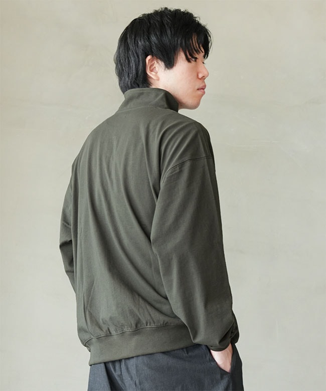 ◇DANTON(ダントン) 長袖スウェットジップブルゾン メンズ トップス