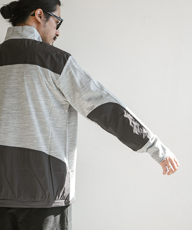 Caledoor(カレドアー) Light Merino Wool Half Zip Sweater ライト