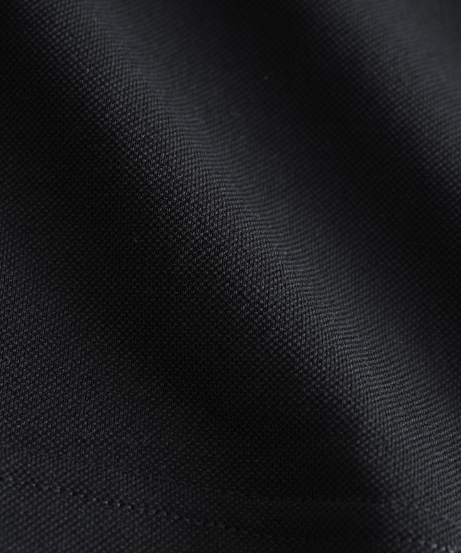 【ネット完売】ジムフレックス　ポロカラードルマンスリーブ プルオーバーBLACK Gymphlex｜ポロカラー ドルマンスリーブ プルオーバー POLO