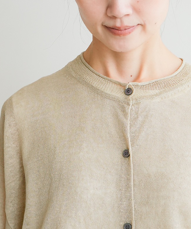 SALE 20%OFF】mao made(マオメイド) 別注 ほぼリネン7分袖ドルマン
