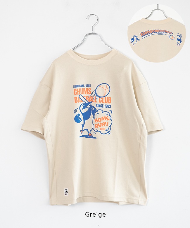 SALE 30%OFF】[CH01-2782]CHUMS(チャムス) Baseball Club T
