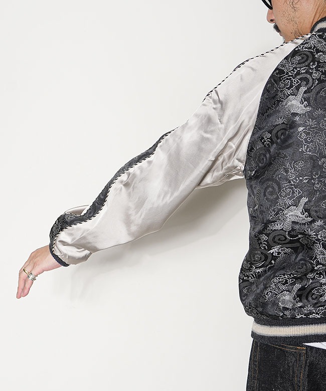 洋品界　1957年2月〜1963年6月　（内15冊）／東京洋装雑貨卸商連合会 東洋エンタープライズ (トウヨウエンタープライズ) SOUVENIR JACKET AGING MODEL ブラック×ブルー サイズ:L