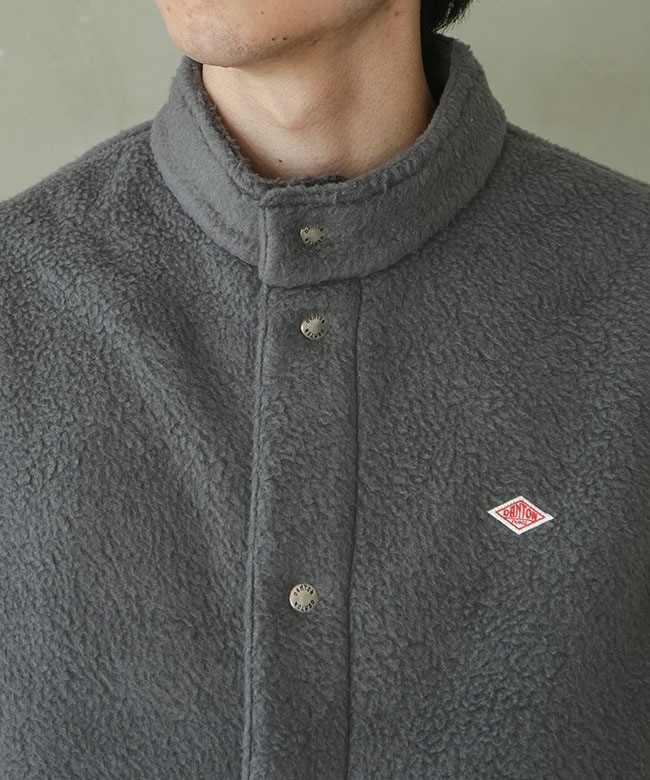 ◇[DT-A0713WNN]DANTON(ダントン) DOUBLE FACE BOA STAND COLLAR VESTT