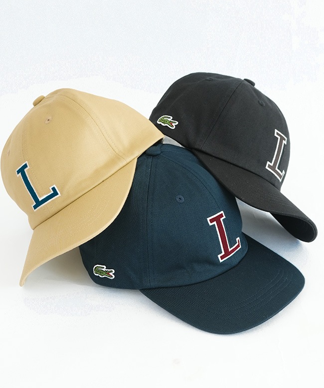 SALE 50%OFF】LACOSTE(ラコステ) コットンツイルLロゴキャップ メンズ