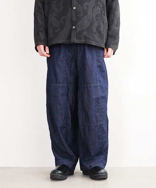 ひかさ SX198]NEEDLES(ニードルス) H.D. Pant - 6oz Denim ヒザデルパンツ