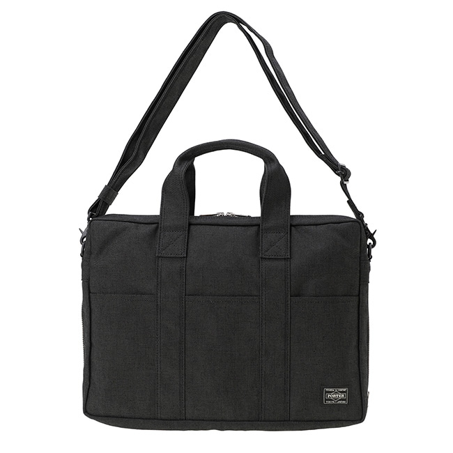 ショルダー紐・収納袋付属】PORTER(ポーター) SMOKY 2WAY BRIEFCASE