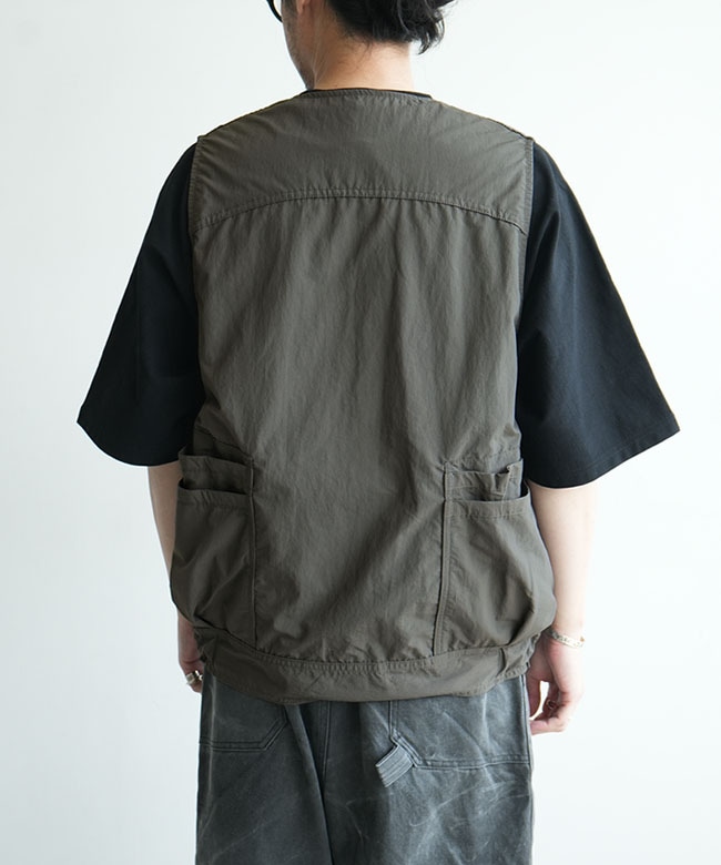 SASSAFRAS(ササフラス) OVERGROWN HIKER VEST-NYLON RIPSTOP オーバー