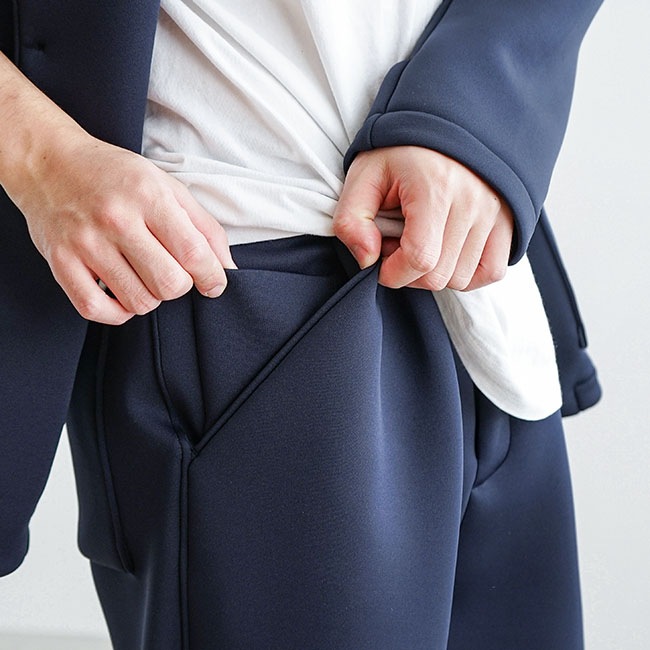 SALE 30%OFF】CURLY&Co.(カーリー) SMOOTH DOUBLE-KNIT TROUSERS