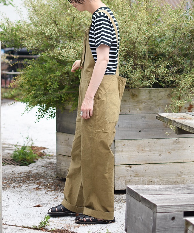 Veritecoeur ST-107 オーバーオール BEIGE ST-107] Veritecoeur(ヴェリテクール) オーバーオール