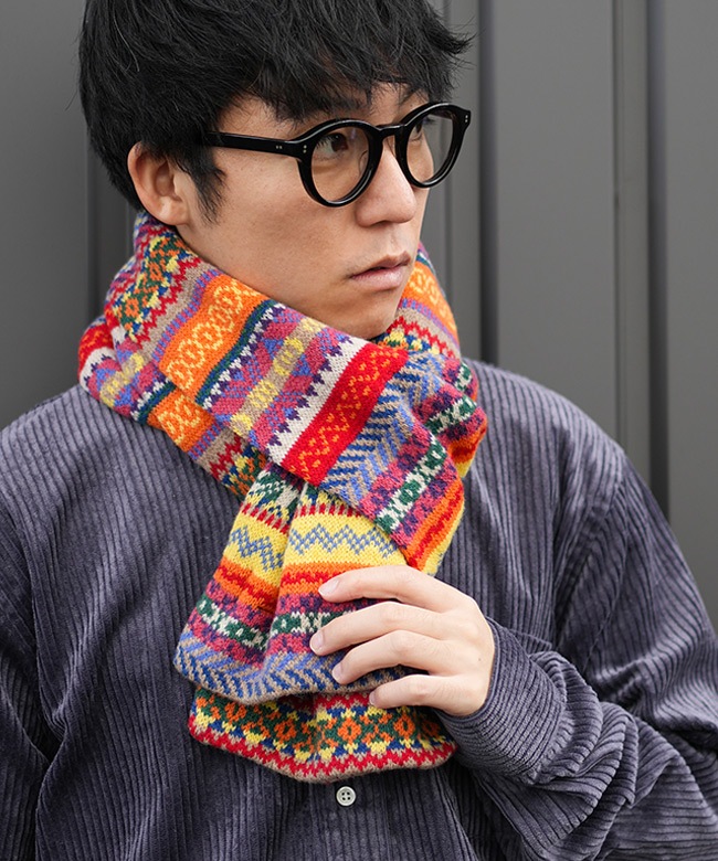 MASSE MENSCHシャギーモヘアマント