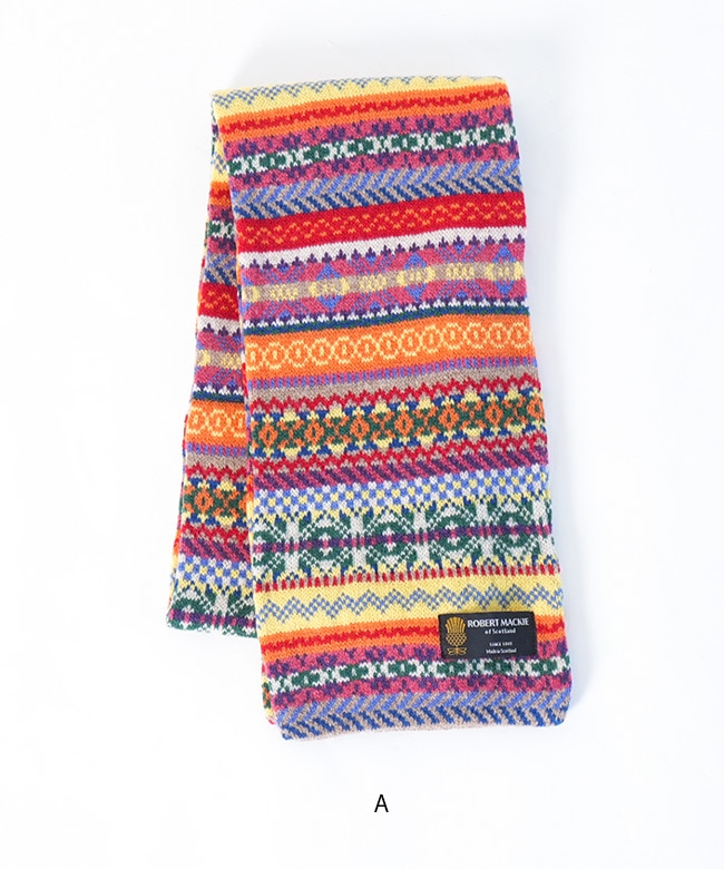 JACQUARD] ROBERT MACKIE(ロバートマッキー) JACQUARD STOLE ストール