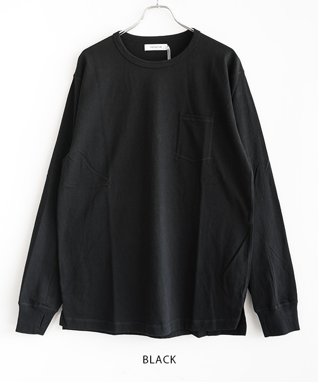 nonnative 七分袖 ライト スウェット カットソー 切りっぱなし 3 黒 nonnative 七分袖 ライト スウェット カットソー 切りっぱなし 3