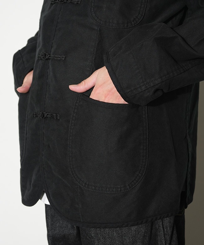 【最終値下げ】porter classic モールスキン　チャイナジャケット ポータークラシックのコットンモールスキン チャイナジャケット