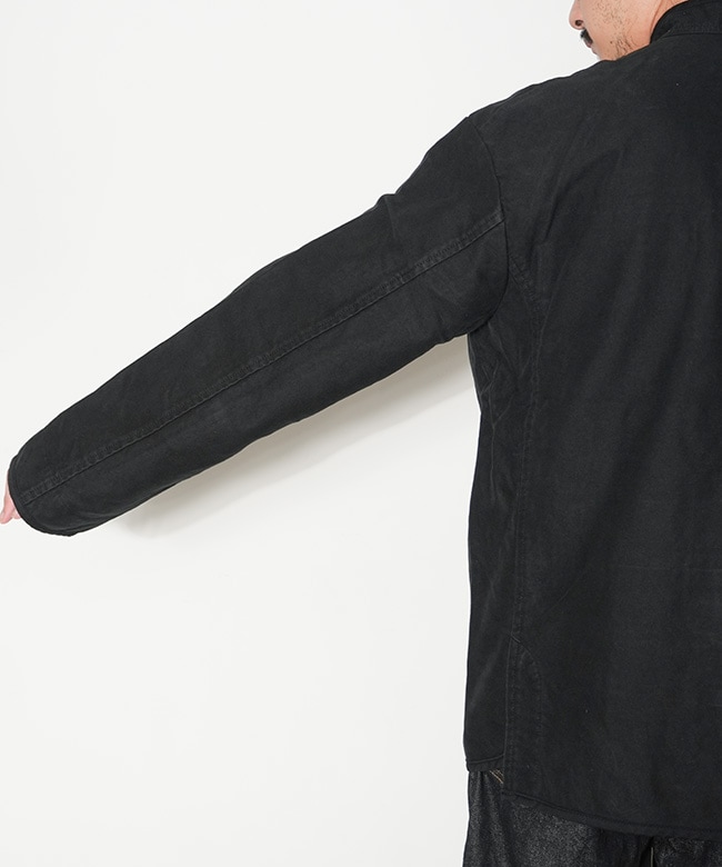 ポータークラシック　モールスキン　キャスケット PORTER Classic MOLESKIN CASQUETTE SILVER BUTTON NAVY