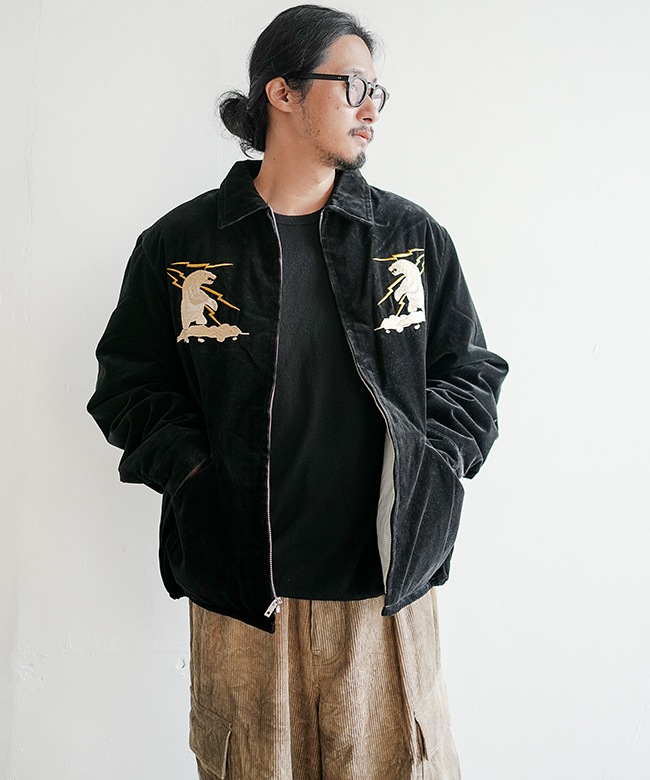 SALE 10%OFF】[GL15678]gold(ゴールド) VELVETEEN ALASKA JACKET