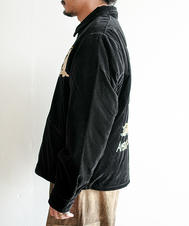 【GOLD(ゴールド)】別珍スカトラックジャケット　size:S GOLD(ゴールド)】別珍スカトラックジャケット size:S GOLD(ゴールド