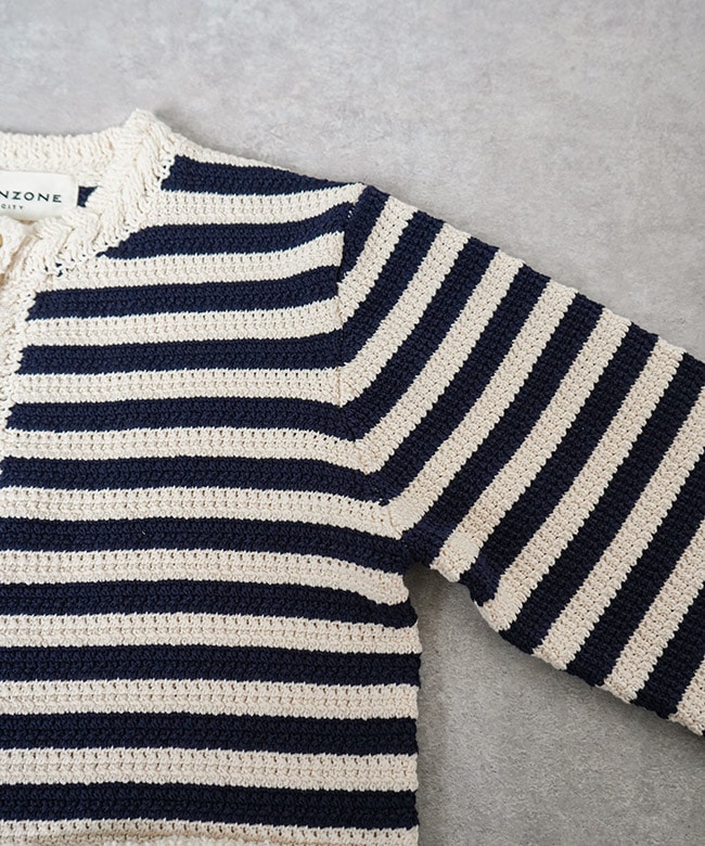 26SMSNI04]THE SHINZONE(ザ シンゾーン) CROCHET KNIT JACKET クロシェ