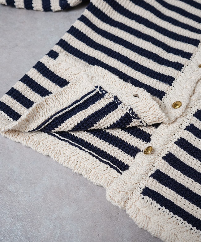 THE SHINZONE(ザ シンゾーン) CROCHET KNIT JACKET クロシェニット
