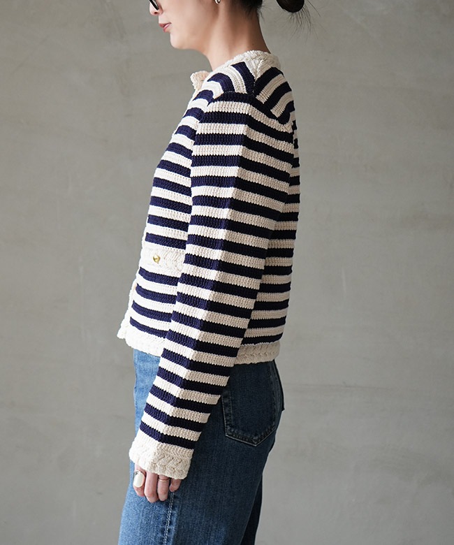 専用★THE SHINZONE TWEED KNIT CARDIGAN THE SHINZONE（ザ シンゾーン） カーディガン THE SHINZONE/シンゾーン