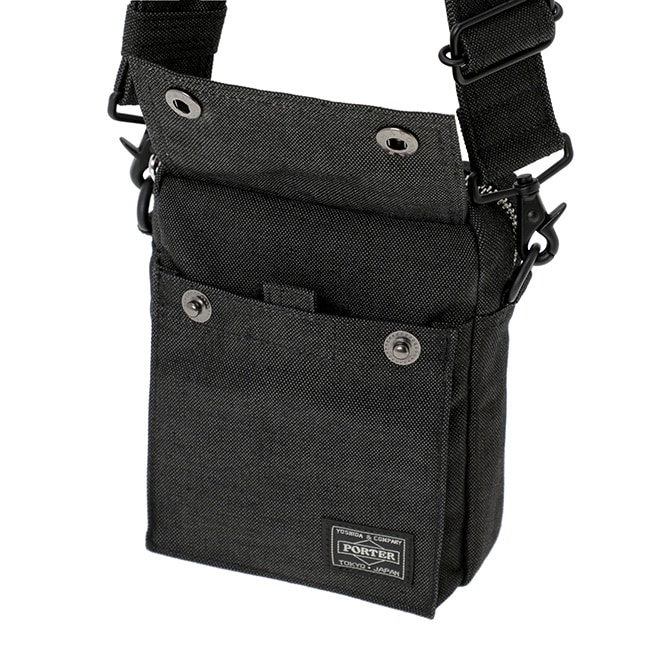 ショルダー紐・収納袋付属】PORTER(ポーター) SMOKY VERTICAL SHOULDER