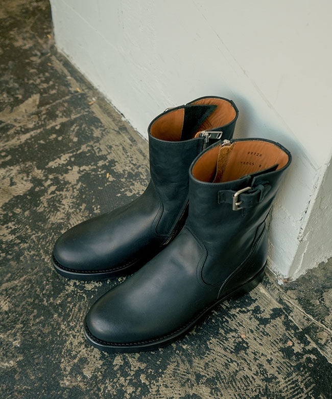 nonnative(ノンネイティブ)WORKER ZIP UP BOOTS COW LEATHER ワーカー