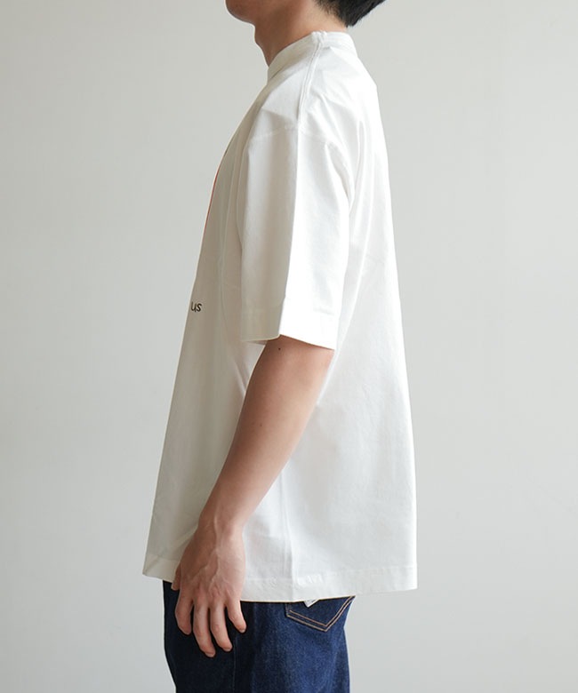 pois ホワイト 半袖 トップス Healthknit(ヘルスニット) Ben Lenovitz S/S TEE ベンレノビッツ