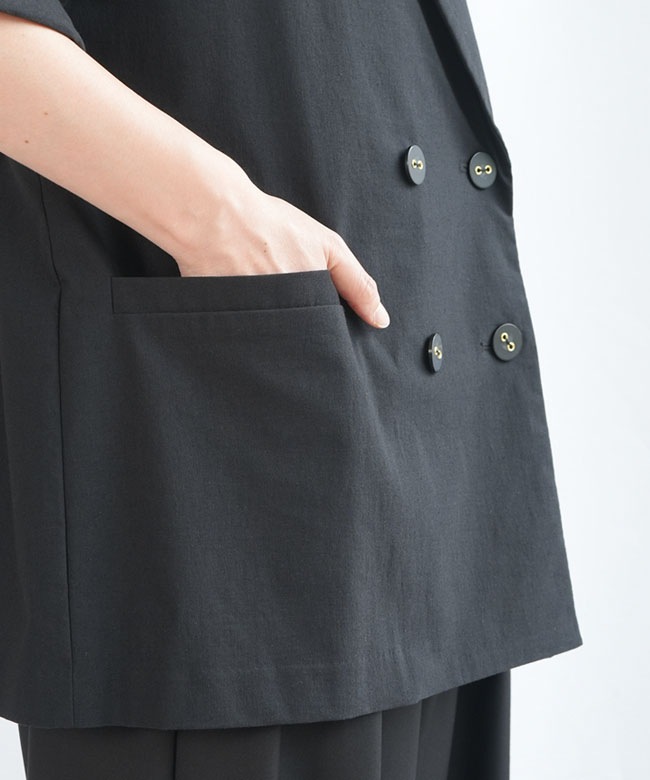 SALE 20%OFF】CYNICAL(シニカル) ハーフスリーブジャケット ストレッチ