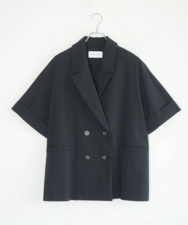 期間限定お値下げ！ CYNICAL ノースリーブハーフコートMAL SALE 20%OFF】CYNICAL(シニカル) ハーフスリーブジャケット ストレッチ