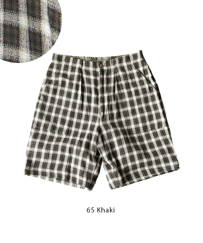 SALE 50%OFF】[6041-1901]Caledoor(カレドアー) Panama Cloth Check