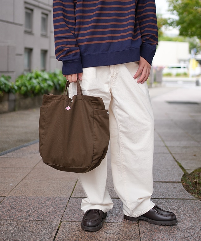◇DANTON(ダントン)DRILL CLOTH 2WAY TOTE BAG/ドリルクロス2WAYトート