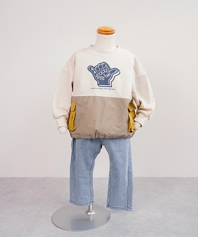 SALE 50%OFF】[R421094]F.O.KIDS(エフオーキッズ) すぽ軽 テーパード