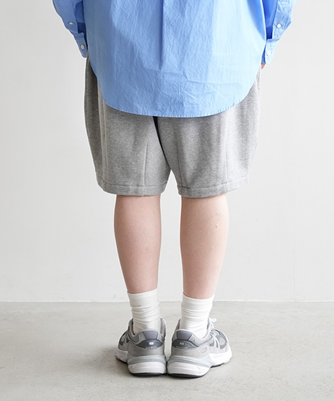 ハーベスティ サーカスショーツ アイボリー 1サイズ A12512]HARVESTY(ハーベスティ) EASY CIRCS SHORT PANTS