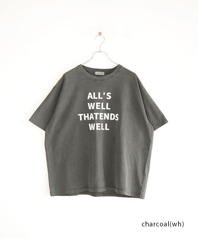SOLAMONAT(ソラモナ) ピグメントTシャツ　グレー SALE 30%OFF】◇[SMA-PIG-T-ALL]SOLAMONAT(ソラモナ) ピグメント