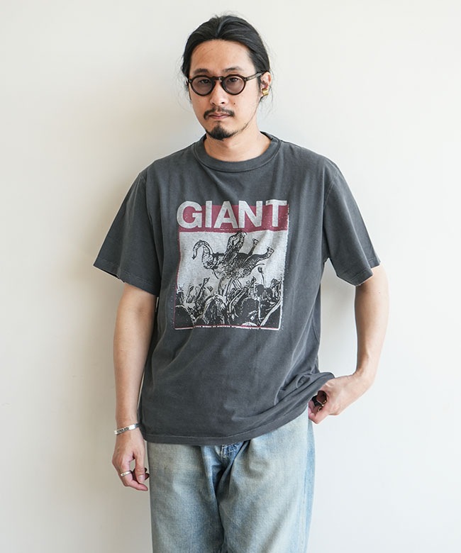 【未使用】REMI RELEF プリントTシャツ REMI RELIEF レミレリーフ HARD SP加工 20/-天竺BIGサイズT