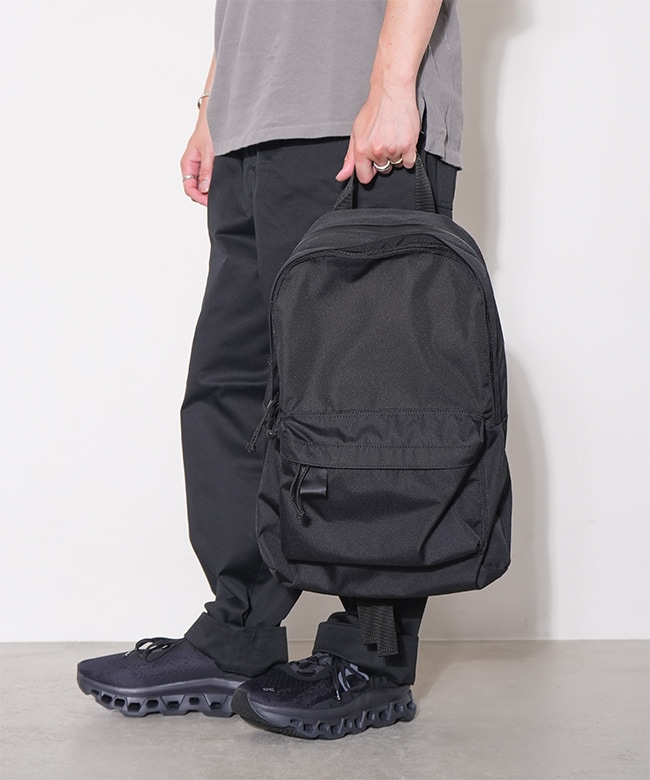 N.HOOLYWOOD バッグパック リュック デイパック ブラック 無地 BACK PACK (LARGE) N.HOOLYWOOD COMPILE│N-HOOLYWOOD.COM