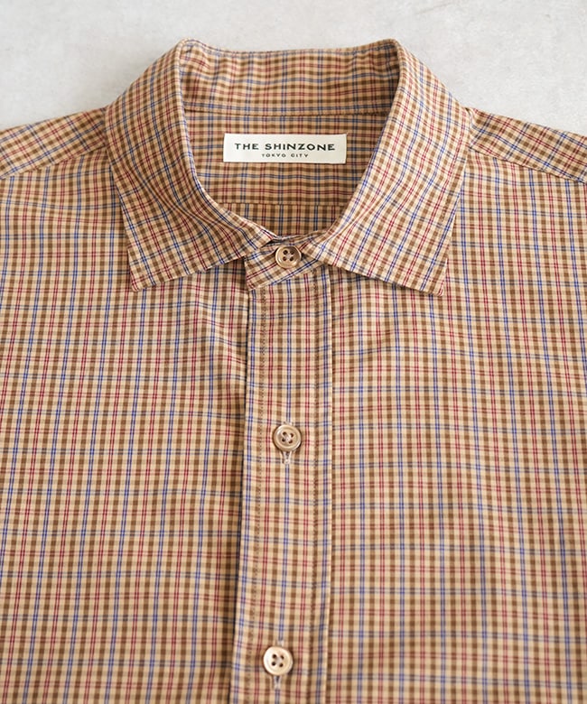 THE SHINZONE(ザ・シンゾーン)PECK CHECKED SHIRT ペックチェック