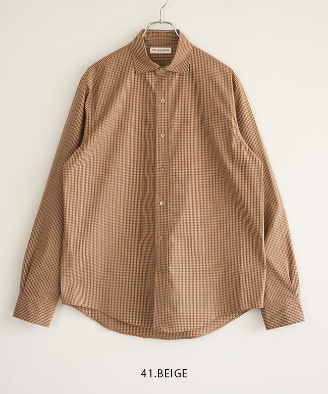 THE SHINZONE チェックシャツ 25AMSBL06]THE SHINZONE(ザ・シンゾーン)PECK CHECKED SHIRT