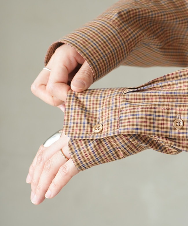 THE SHINZONE(ザ・シンゾーン)PECK CHECKED SHIRT ペックチェック