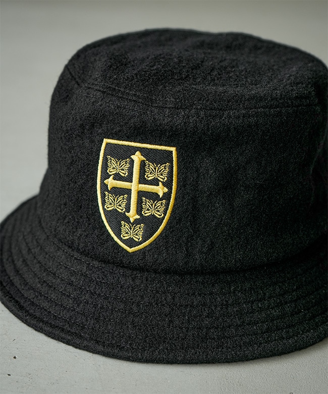 needles ニードルズ ハット 黒 蝶の刺繍 needles ニードルズ ハット 黒 蝶の刺繍 needles ニードルズ