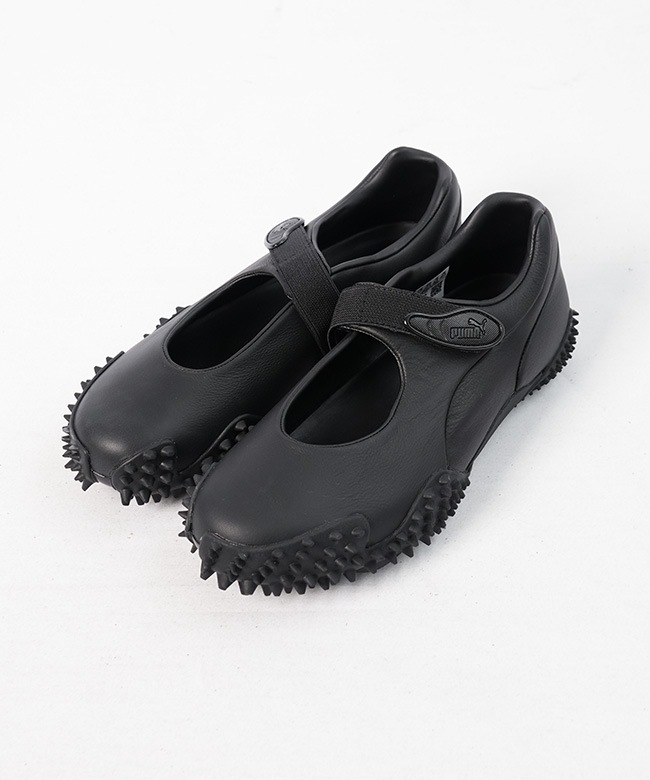 MAKINA JAM MA レザー ボディスーツ フード付き ブラック S PUMA(プーマ)モストロ フェイ レザー スニーカー レディース[403191
