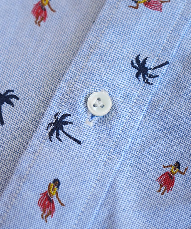 ハンガー付属】SUN SURF(サンサーフ) COTTON OXFORD B.D. SHIRT “HULA